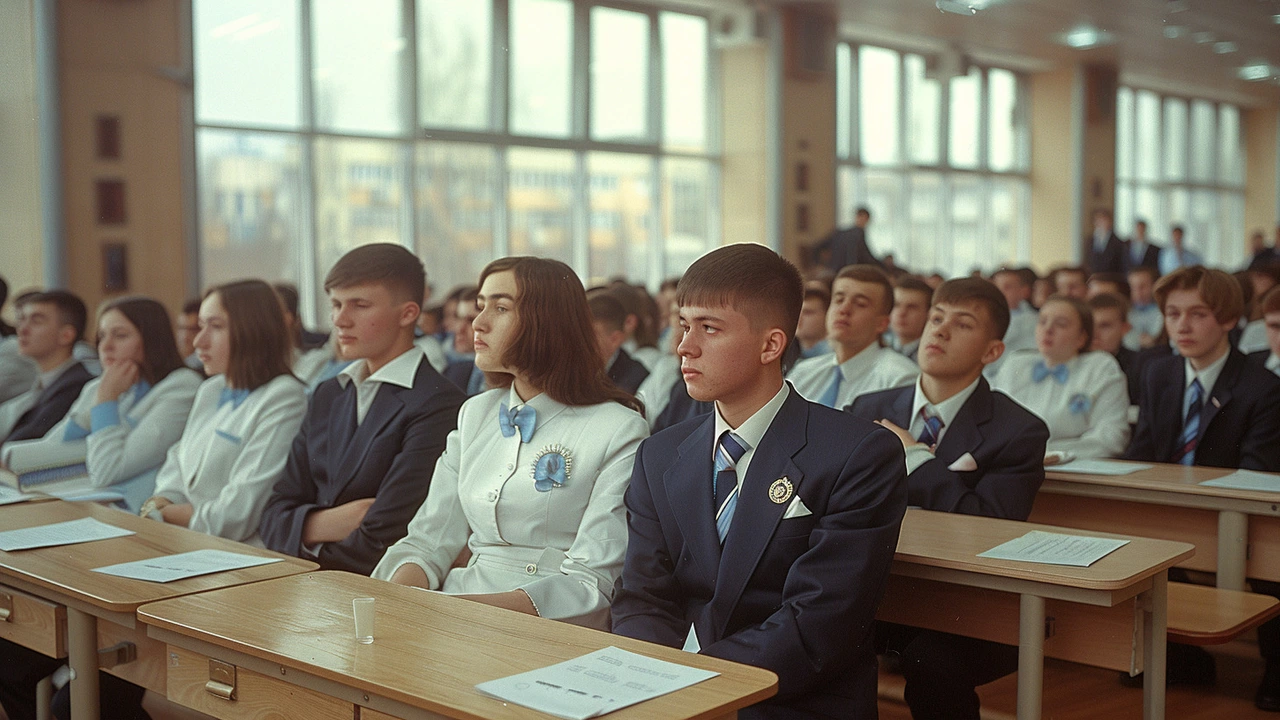Ученики девятых классов в Забайкальском крае сдают экзамен по русскому языку